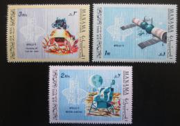 Potov znmky Manma 1969 Mise Apollo 11 Mi# 213-15 Kat 6