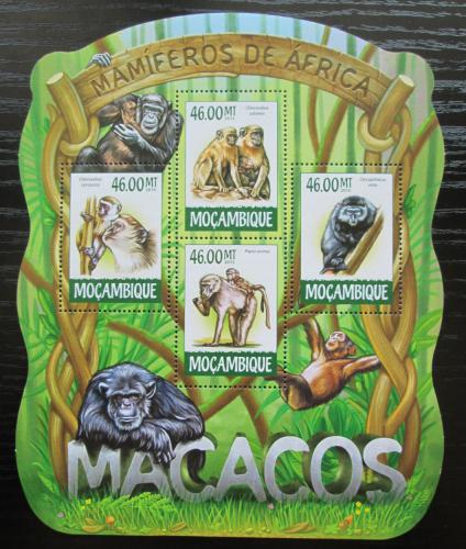Potov znmky Mozambik 2015 Opice Mi# 7979-82 Kat 10