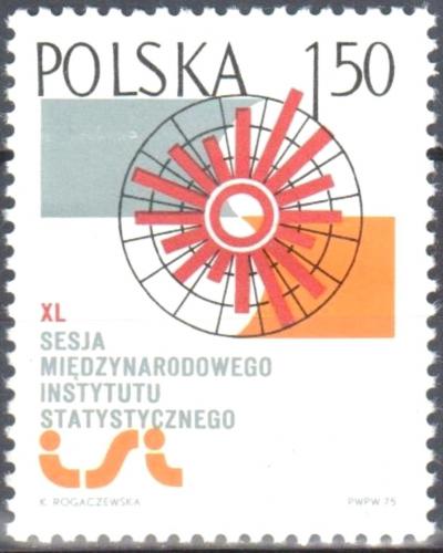 Potov znmka Posko 1975 Zasedn Mezinrodnho statistickho adu Mi# 2396