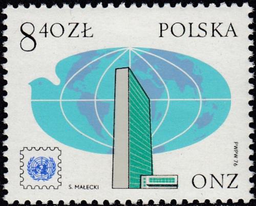 Potov znmka Posko 1976 Znmky OSN, 25. vroie Mi# 2451