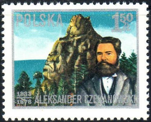 Potov znmka Posko 1976 Aleksander Czekanowski, geolog Mi# 2460 - zvi obrzok