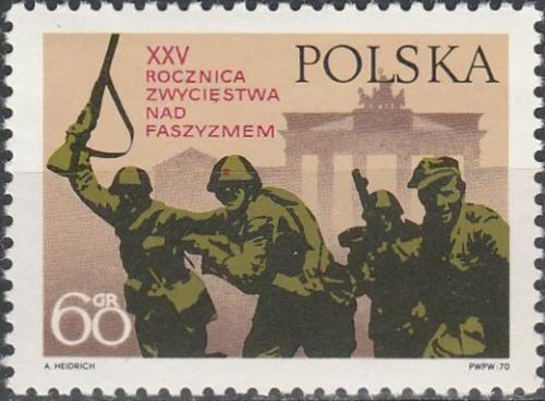 Potov znmka Posko 1970 Konec vlky, 25. vroie Mi# 1999