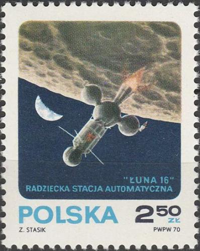 Potov znmka Posko 1970 Sonda na Msc Luna 16 Mi# 2040