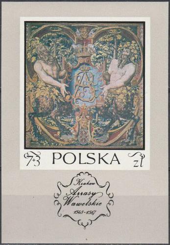 Potov znmka Posko 1970 Gobelny Mi# Block 44