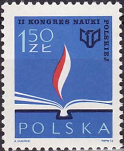 Potov znmka Posko 1973 Kongres polskch vdc Mi# 2257