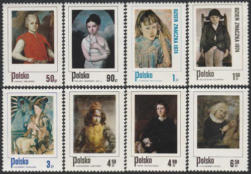 Potov znmky Posko 1974 Umenie Mi# 2338-45