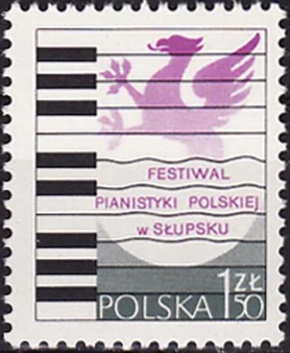 Potov znmka Posko 1977 Festival pianist Mi# 2522
