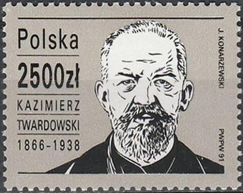 Potov znmka Posko 1991 Kazimierz Twardowski, filozof Mi# 3342 - zvi obrzok
