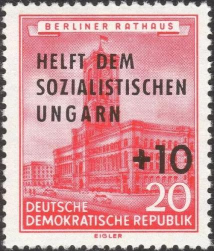 Potov znmka DDR 1956 Radnice v Berln pretla Mi# 558 - zvi obrzok