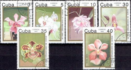 Potov znmky Kuba 1992 Orchideje Mi# 3583-88
