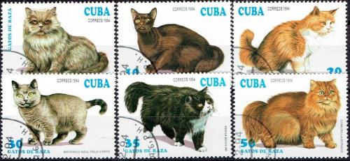 Potov znmky Kuba 1994 Maky Mi# 3730-35