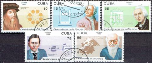 Potov znmky Kuba 1996 Vedci Mi# 3894-98