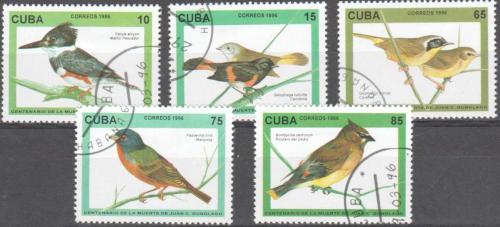 Potov znmky Kuba 1996 Vtci Mi# 3910-14