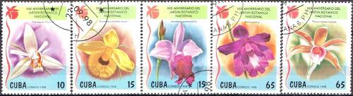 Potov znmky Kuba 1998 Orchideje Mi# 4144-48