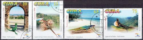 Potov znmky Kuba 1998 Obojivelnky Mi# 4150-53
