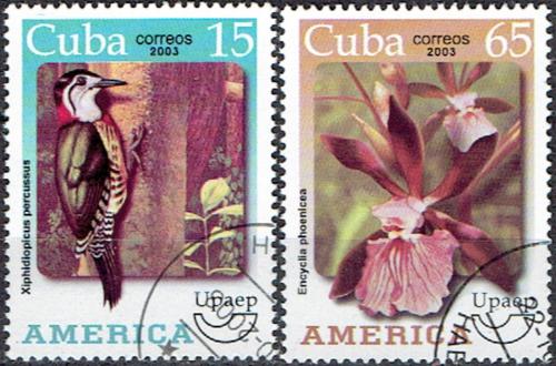 Potov znmky Kuba 2003 Fauna a flra Mi# 4557-58