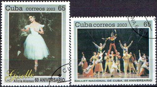 Potov znmky Kuba 2003 Sttn balet Mi# 4566-67