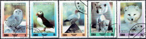 Potov znmky Kuba 2003 Arktick fauna Mi# 4538-42