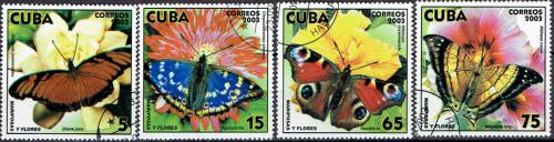 Potov znmky Kuba 2003 Motle Mi# 4544-47