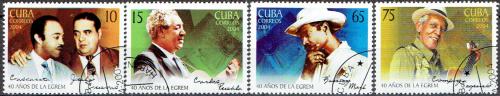 Potov znmky Kuba 2004 Hudebn studio Mi# 4599-4602