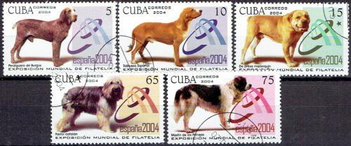 Potov znmky Kuba 2004 Psy Mi# 4603-07