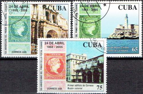 Potov znmky Kuba 2005 Prvn znmky Mi# 4692-94