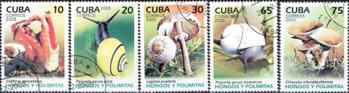 Potov znmky Kuba 2005 Huby a neci Mi# 4767-71