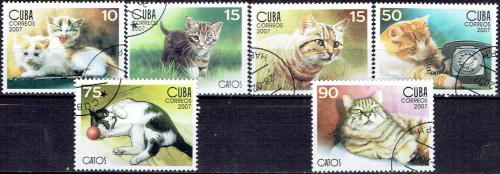 Potov znmky Kuba 2007 Domc maky Mi# 4897-4902