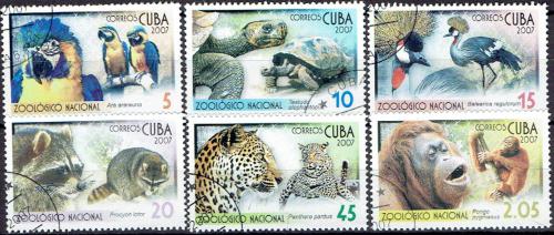 Potov znmky Kuba 2007 Zvierat ze ZOO Mi# 4906-11