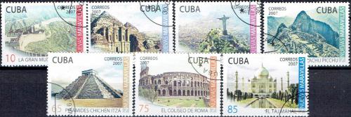 Potov znmky Kuba 2007 Sedm div svta Mi# 4959-65