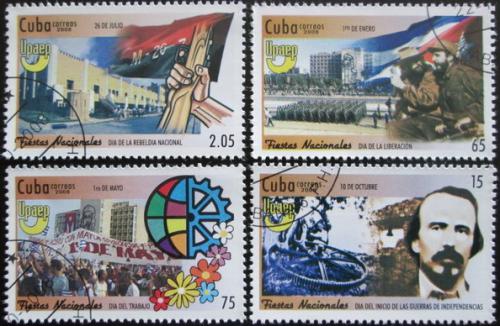 Potov znmky Kuba 2008 Sttn svtky Mi# 5136-39