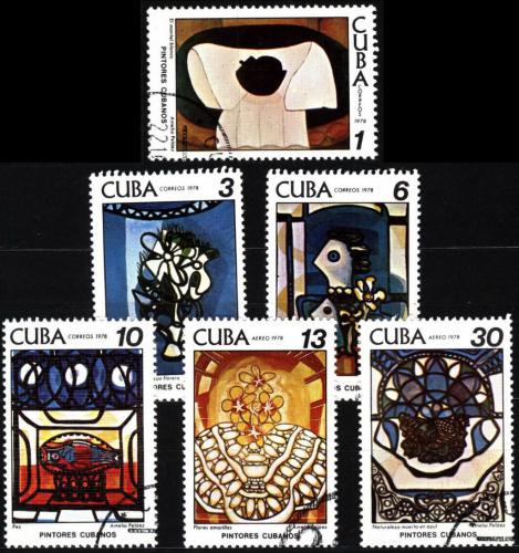 Potov znmky Kuba 1978 Umenie, Amelia Casal Mi# 2337-42