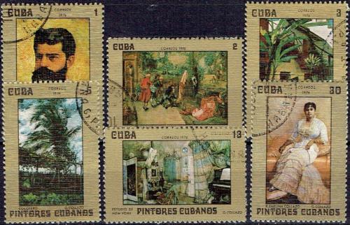 Potov znmky Kuba 1976 Umenie, Collazo Mi# 2155-60