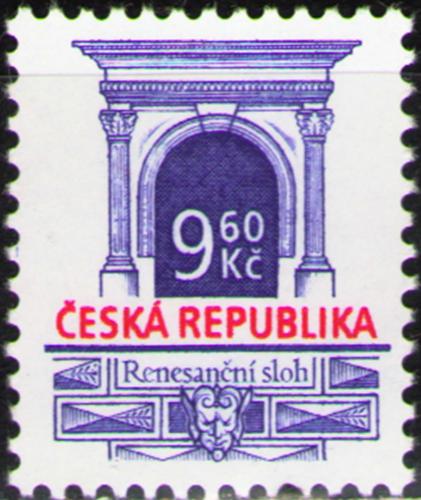 Potov znmka esko 1995 Renesann stavebn sloh Mi# 89