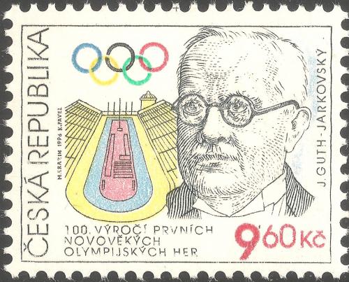 Potov znmka esko 1996 Novodob olympijsk hry, 100. vroie Mi# 105