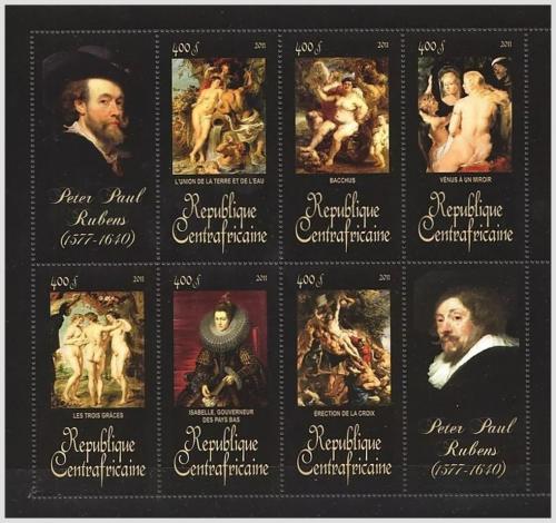 Potov znmky SAR 2011 Umenie, Peter Paul Rubens Mi# 3289-94 Kat 9.50