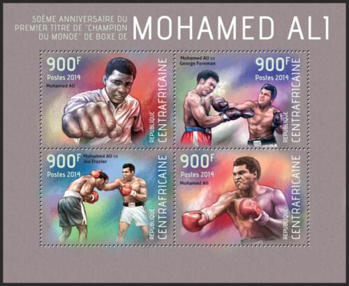 Potov znmky SAR 2014 Muhammad Ali, box Mi# 4595-98 Kat 16