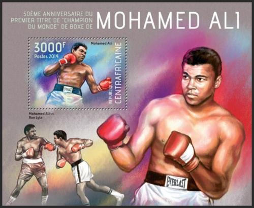 Potov znmka SAR 2014 Muhammad Ali, box Mi# Block 1132 Kat 14