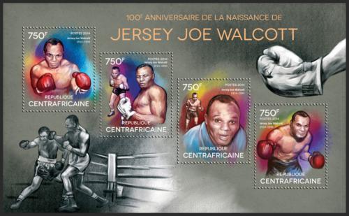 Potov znmky SAR 2014 Jersey Joe Walcott, box Mi# 4760-63 Kat 14