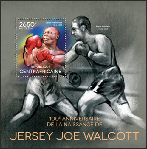 Potov znmka SAR 2014 Jersey Joe Walcott, box Mi# Block 1165 Kat 12