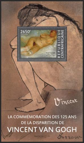 Potov znmka SAR 2015 Umenie, Vincent van Gogh Mi# Block 1268 Kat 12