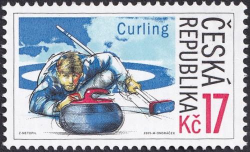 Potov znmka esko 2005 Curling Mi# 450