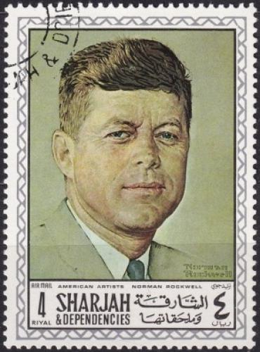 Potov znmka ard 1968 Prezident Kennedy, Norman Rockwell Mi# 454