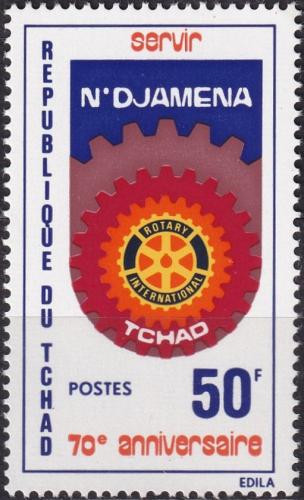 Potov znmka ad 1975 Rotary Intl., 70. vroie Mi# 708