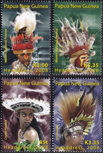 Potov znmky Papua Nov Guinea 2008 Tradin esy Mi# 1327-30 Kat 10