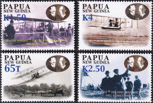 Potov znmky Papua Nov Guinea 2003 Let brat Wright Mi# 1008-11 Kat 6