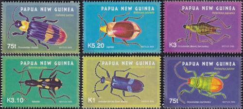 Potov znmky Papua Nov Guinea 2005 Chrobky Mi# 1140-45 Kat 10