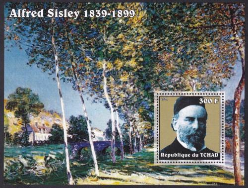 Potov znmka ad 2002 Umenie, Alfred Sisley Mi# Block 342