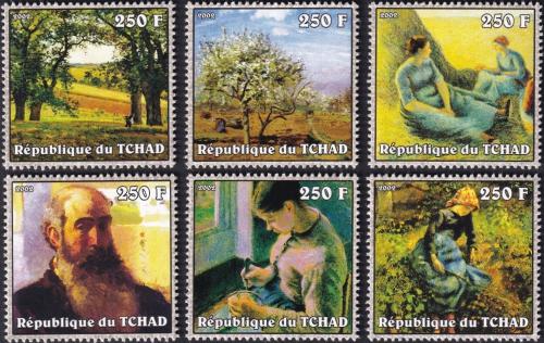 Potov znmky ad 2002 Umenie, Camille Pissarro Mi# 2316-21 Kat 7.50