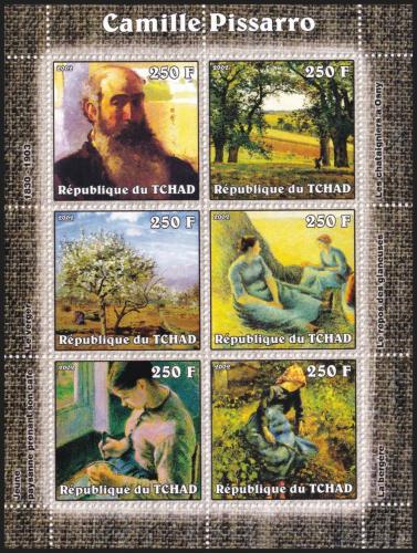 Potov znmky ad 2002 Umenie, Camille Pissarro Mi# 2316-21 Bogen Kat 7.50